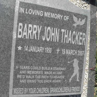 THACKER Barry John 1950-2007