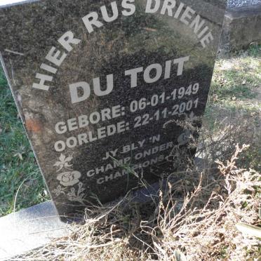 TOIT Drienie, du 1949-2001