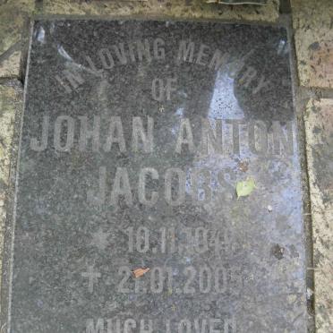 JACOBS Johan Anton 1949-2005