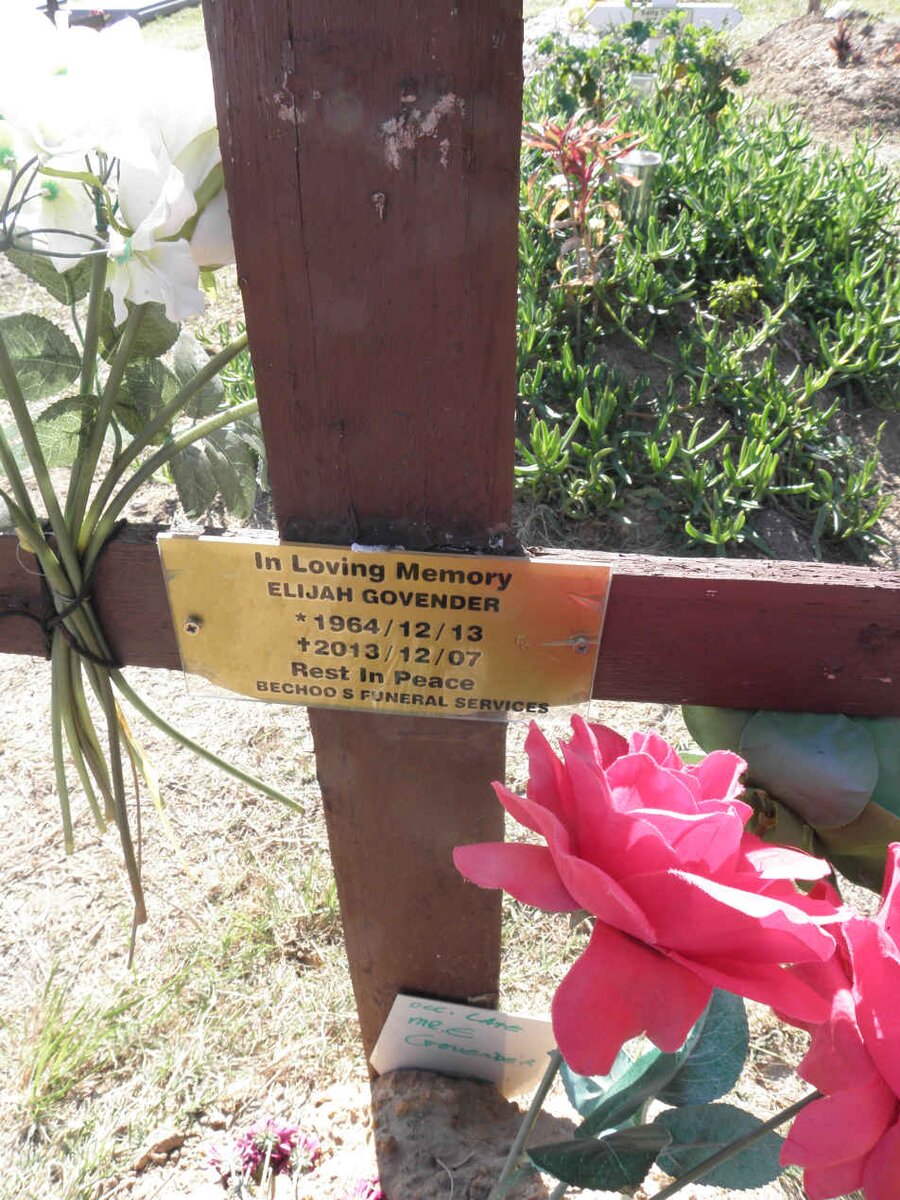 GOVENDER Elijah 1964-2013