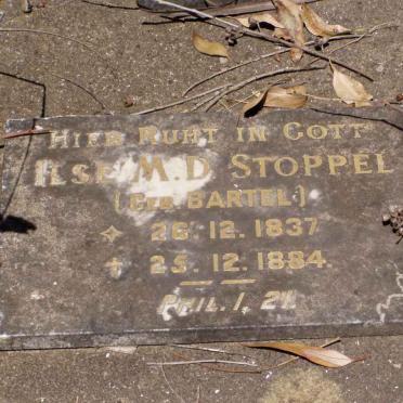 STOPPEL Ilse M.D. nee BARTEL 1837-1884