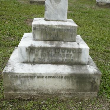 BUNGE H.F.J. 1887-1918