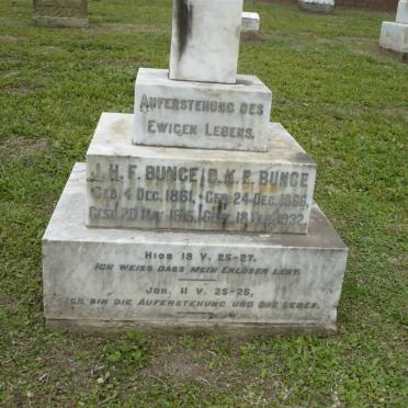 BUNGE J.H.F. 1861-1915 &amp; B.K.E. 1866-1932