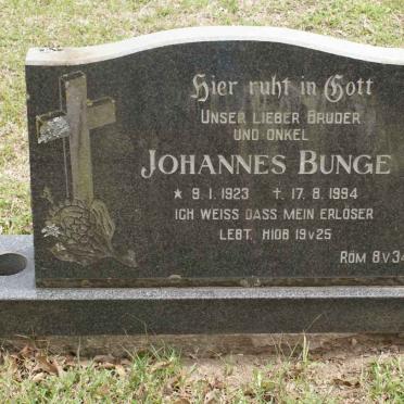 BUNGE Johannes 1923-1994