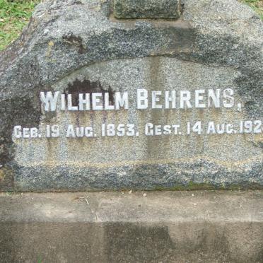 BEHRENS Wilhelm 1853-1928