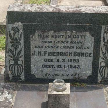 BUNGE J.H. Friedrich 1893-1943
