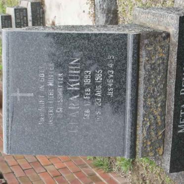 KUHN Clara 1893-1985 :: BENSE Meta 1926-1986