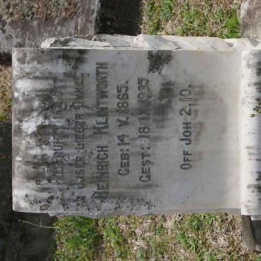 KLINTWORTH Heinrich F. W. 1865-1935