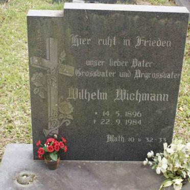 WICHMANN Wilhelm 1896-1984