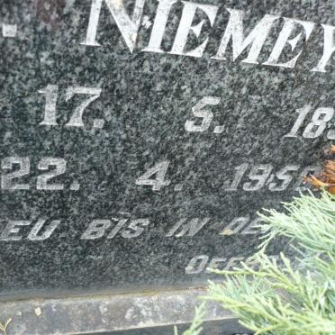 WICHMANN Heinrich P.W. 1889-1950 &amp; Sophie D.L. NIEMEYER 1891-1950