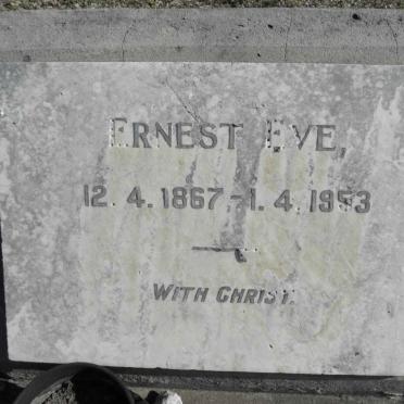 EVE Ernest 1867-1953