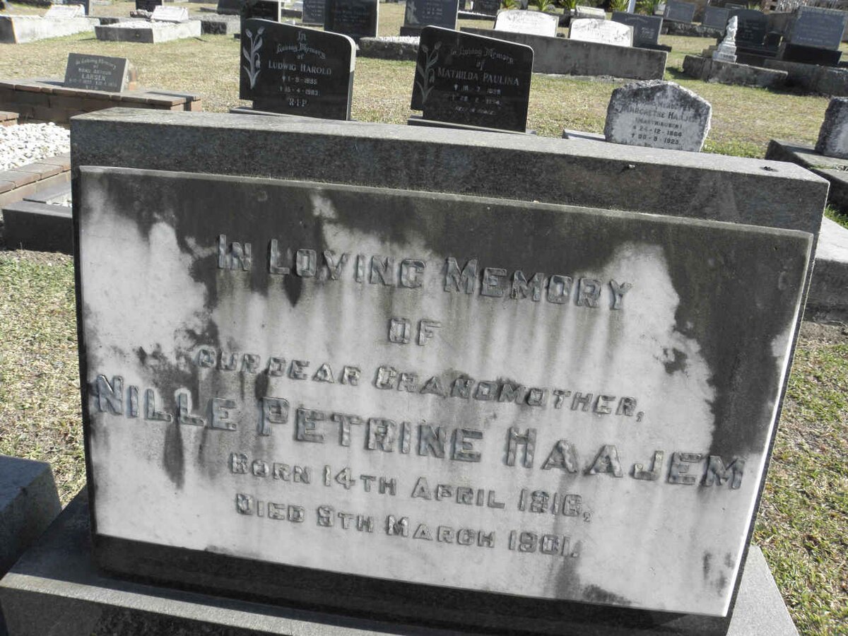 HAAJEM Nille Petrine 1816-1901