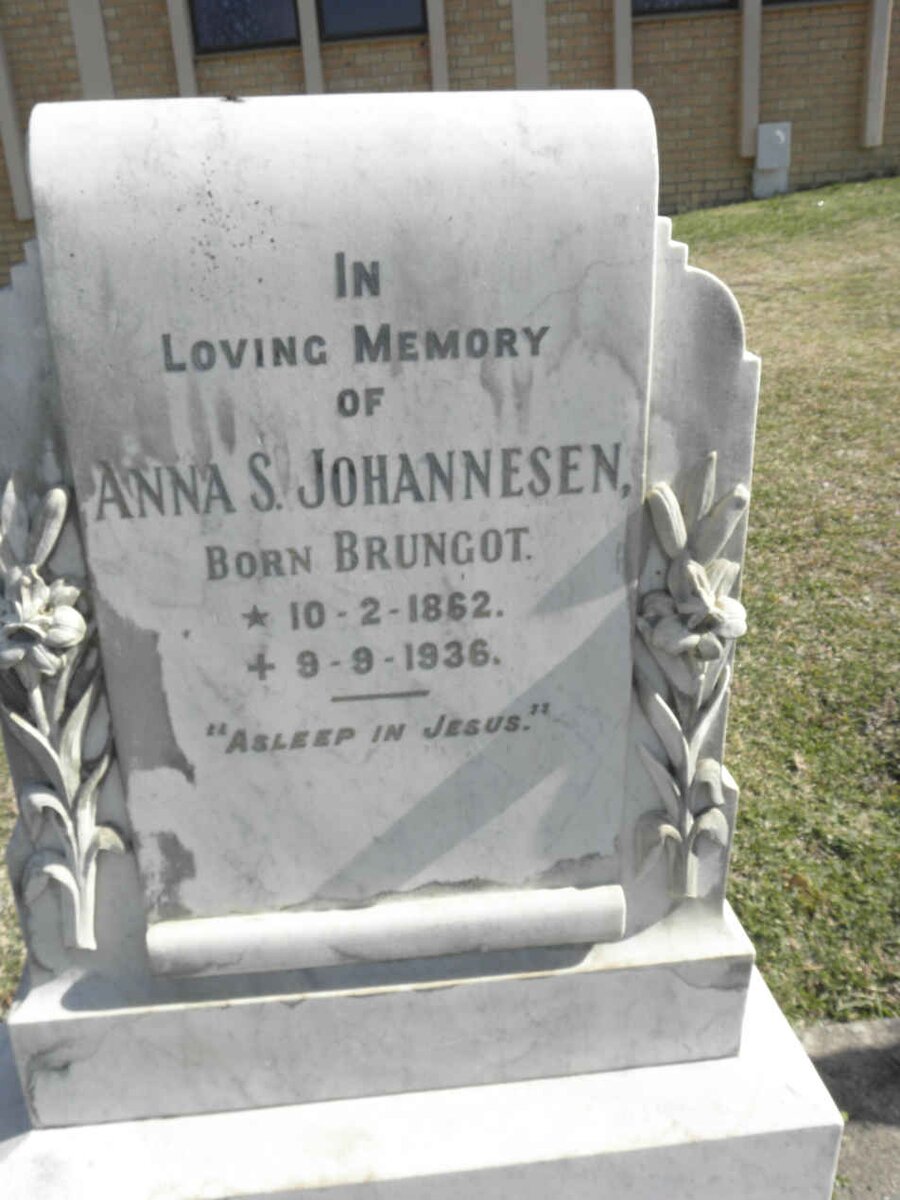 JOHANNESEN Anna S. nee BRUNGOT 1862-1936