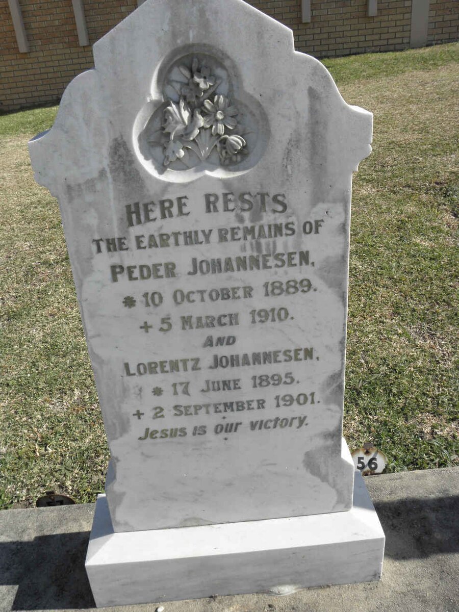 JOHANNESEN Peder 1889-1920 :: JOHANNESEN Lorentz 1895-1901