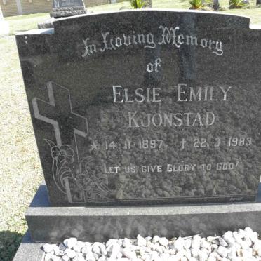 KJONSTAD Gustav Adolph Victor 1886-1978 &amp; Elsie Emily 1897-1989