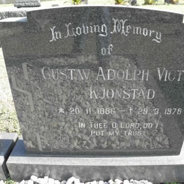 KJONSTAD Gustav Adolph 1886-1978