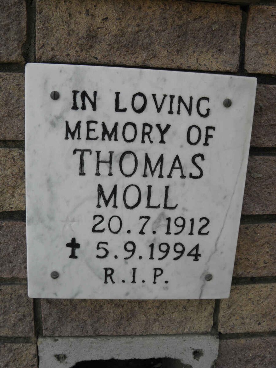 MOLL Thomas 1912-1994