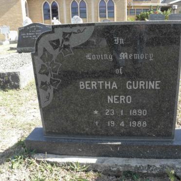 NERO Bertha Gurine 1890-1988