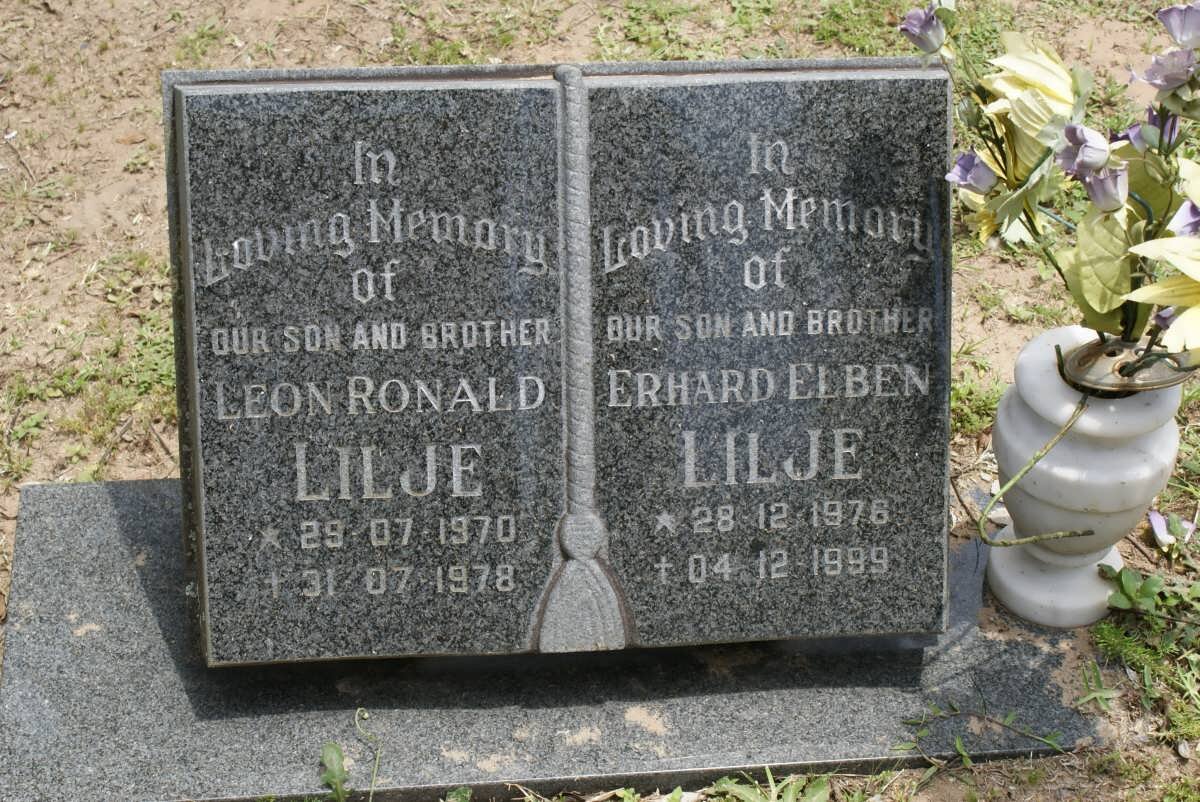 LILJE Leon Ronald 1970-1978 :: LILJE Erhard Elben 1976-1999