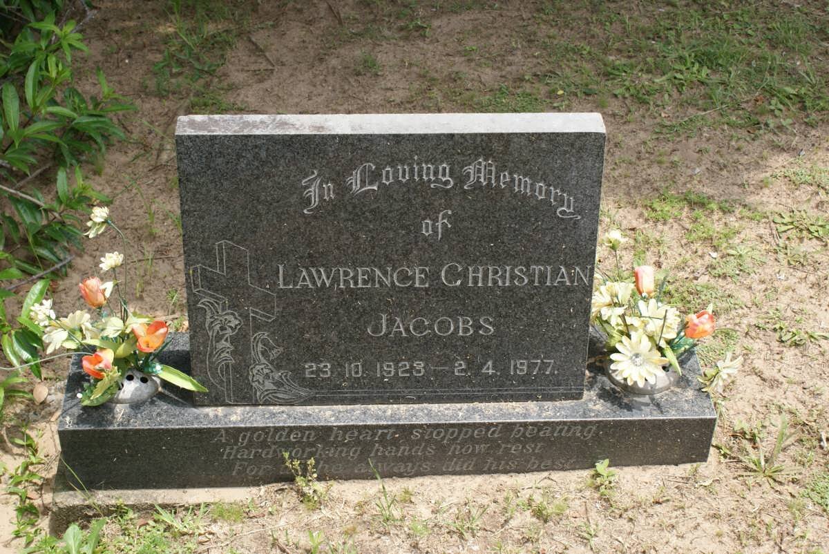JACOBS Lawrence Christian 1928-1977