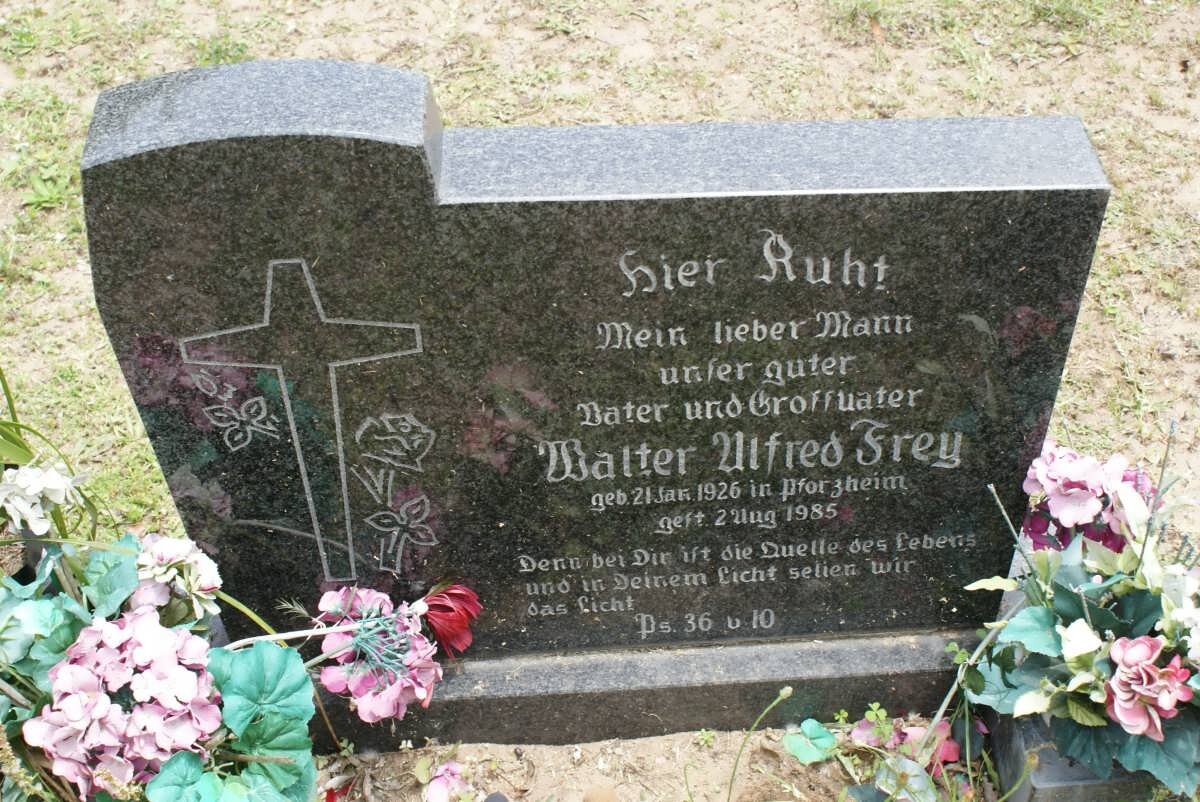 FREY Walter Ulfred 1926-1985