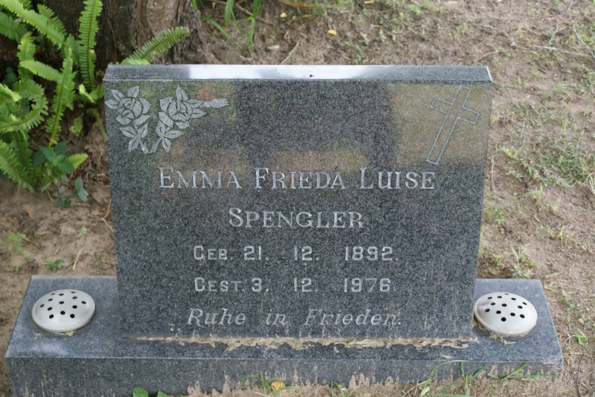 SPENGLER Emma Frieda Luise 1892-1976