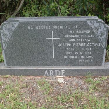 ARDE Joseph Pierre Octave 1914-1984