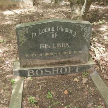 BOSHOFF Iris Linda 1909-1973