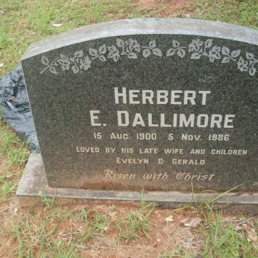 DALLIMORE Herbert E. 1900-1986