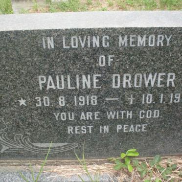 DROWER Tony 1917-1990 &amp; Pauline 1918-1982
