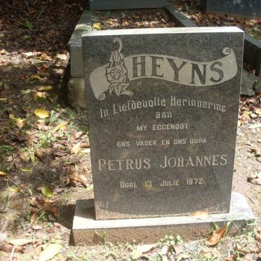 HEYNS Petrus Johannes -1972