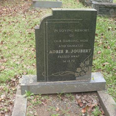 JOUBERT Adrie R. -1972