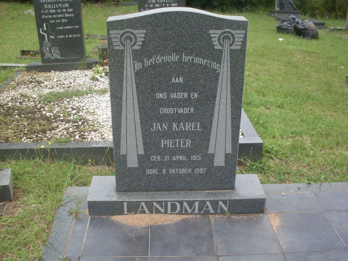 LANDMAN Jan Karel Pieter 1915-1997