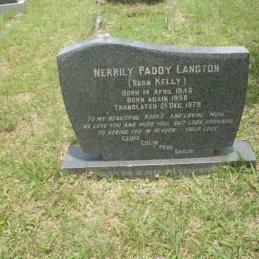 LANGTON Nerrily Paddy nee KELLY 1946-1979
