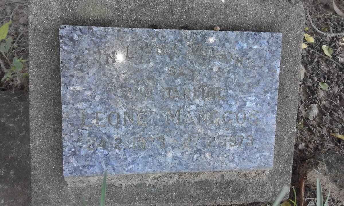 MANGGOS Leone 1973-1973