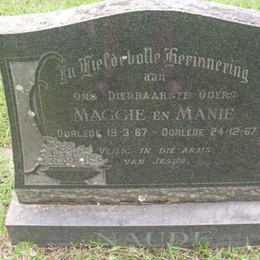 NAUDE Manie -1967 &amp; Maggie -1967