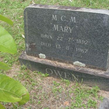 OWEN M.C.M. 1892-1967