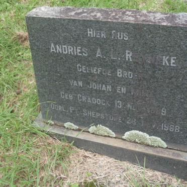 REYNEKE Andries A.L. 18?9-1968