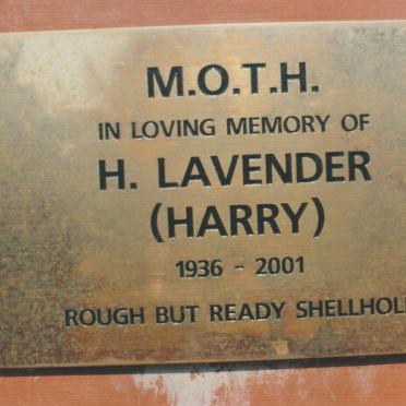 LAVENDER H. 1936-2001