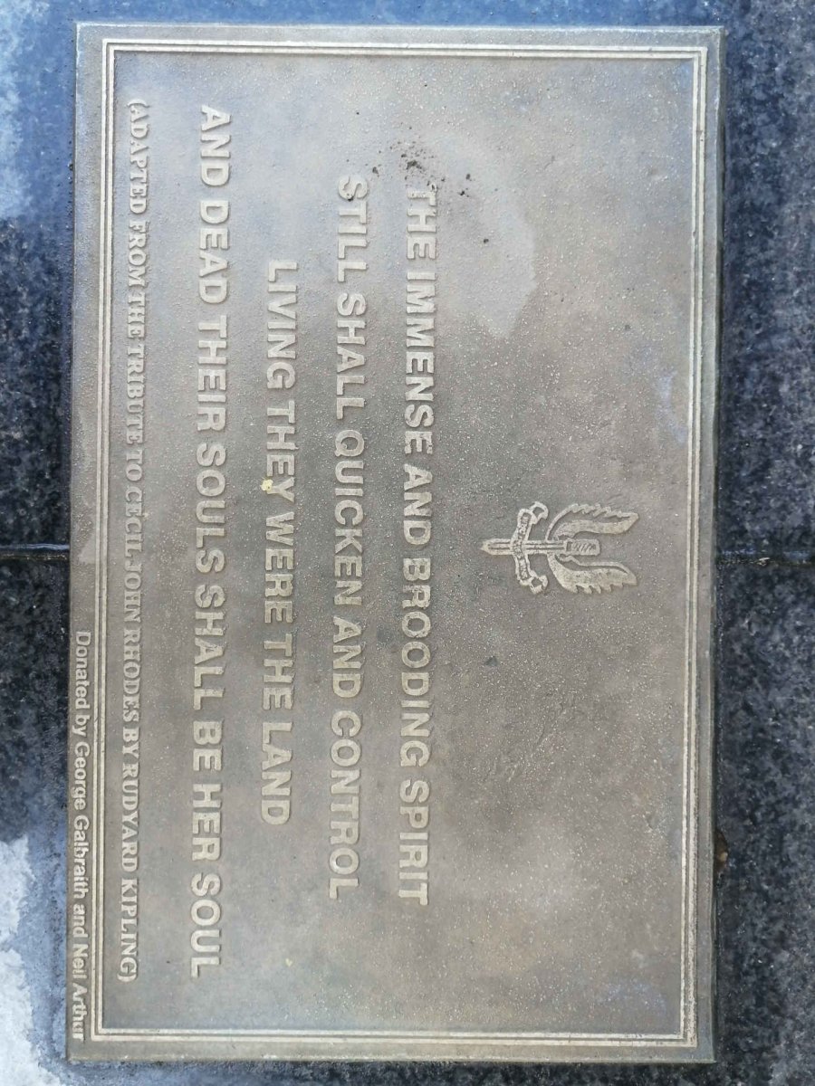 4. Base plaque at the back