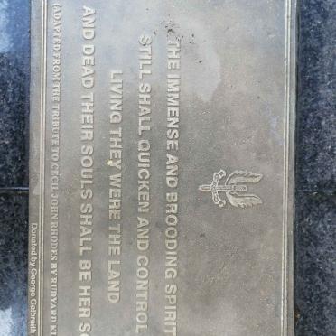 4. Base plaque at the back