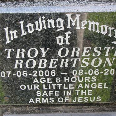 ROBERTSON Troy Oreste 2006-2006