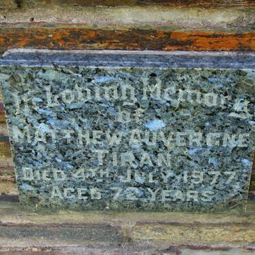 TIRAN Matthew Auvergne -1977