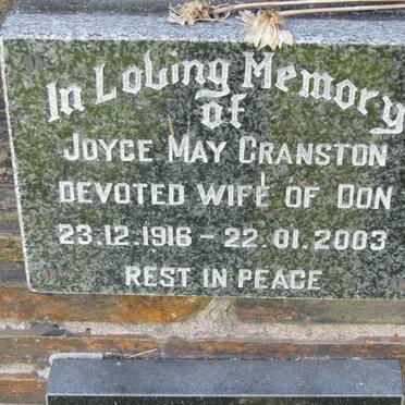 CRANSTON Joyce May 1916-2003
