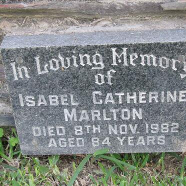 MARLTON Isabel Catherine -1982