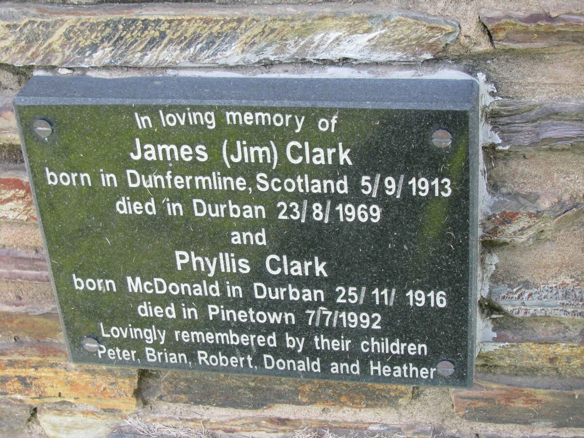 CLARK James 1913-1969 &amp; Phyllis Mc DONALD 1916-1992
