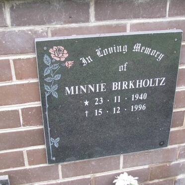 BIRKHOLTZ Minnie 1940-1996