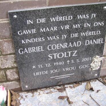 STOLTZ Gabriel Coenraad Daniel 1940-2001
