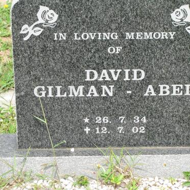 ABEL David, Gilman 1934-2002