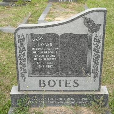 BOTES René Jo'Ann 1967-1987